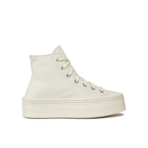 Trampki Converse Chuck Taylor All Star Modern Lift Platform Canvas A06140C Beżowy ze sklepu eobuwie.pl w kategorii Trampki damskie - zdjęcie 182092238