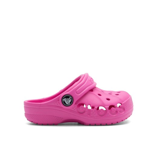 Klapki Crocs BAYA CLOG T 207012-6QQ Różowy ze sklepu eobuwie.pl w kategorii Klapki dziecięce - zdjęcie 182092239