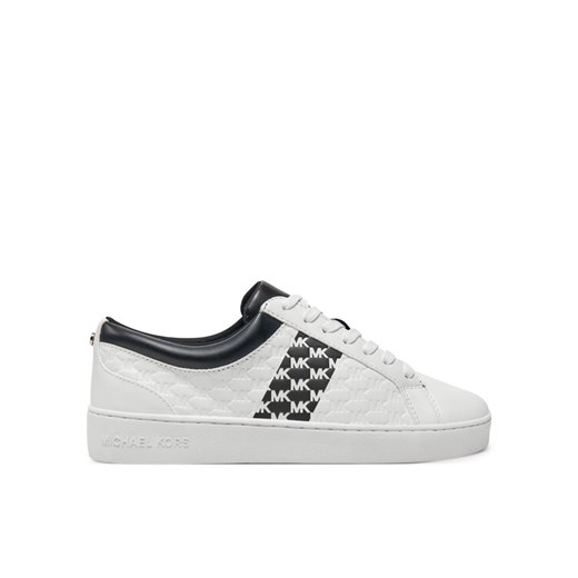 Sneakersy MICHAEL Michael Kors Juno Stripe Lace Up 43T4JUFSAL Biały ze sklepu eobuwie.pl w kategorii Buty sportowe damskie - zdjęcie 182092418