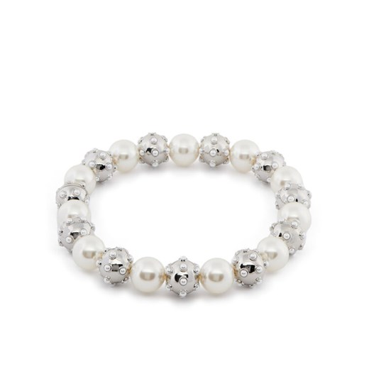 Naszyjnik Marc Jacobs Pearl Dot Statement Neklace 2R3JNC001J52 Srebrny ze sklepu eobuwie.pl w kategorii Naszyjniki - zdjęcie 182092609