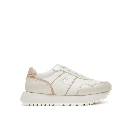 Sneakersy Calvin Klein Jeans V3A9-82034-1355A S Écru ze sklepu eobuwie.pl w kategorii Buty sportowe dziecięce - zdjęcie 182092795