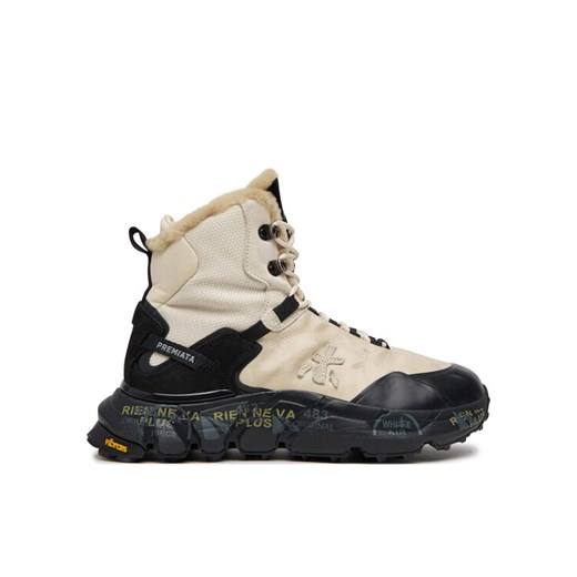 Sneakersy Premiata Saintcrossd 378M Beżowy ze sklepu eobuwie.pl w kategorii Buty sportowe damskie - zdjęcie 182092866