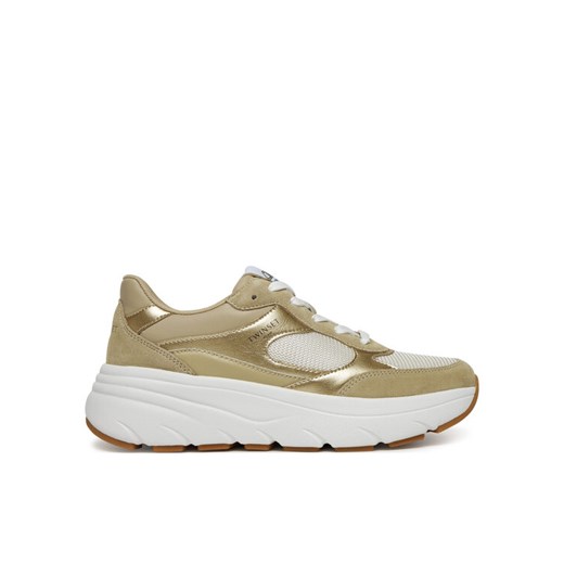 Sneakersy TWINSET 251TCP02E Złoty ze sklepu eobuwie.pl w kategorii Buty sportowe damskie - zdjęcie 182092906