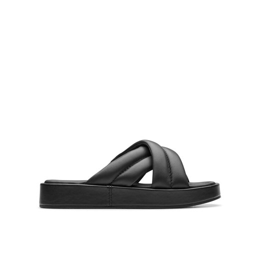 Klapki Clarks Alda Glide 26179276 Czarny ze sklepu eobuwie.pl w kategorii Klapki damskie - zdjęcie 182092908