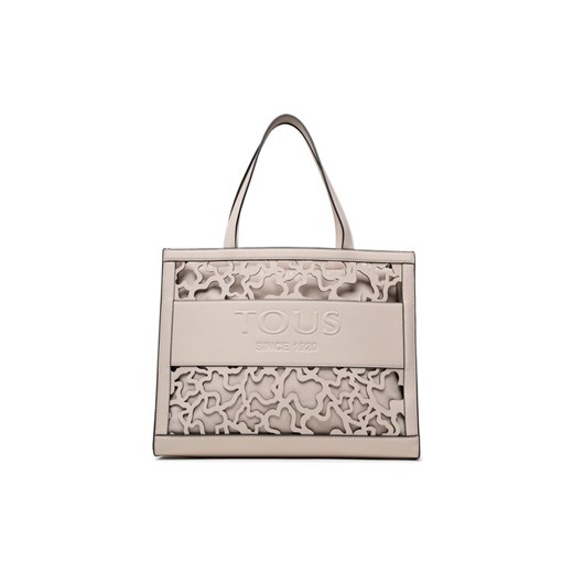 Torebka TOUS Shopping Xl Amaya K.Shock 2001660601 Beżowy ze sklepu eobuwie.pl w kategorii Torby Shopper bag - zdjęcie 182092948