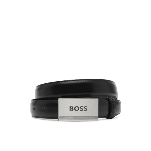 Pasek BOSS J51741 D Czarny ze sklepu eobuwie.pl w kategorii Paski męskie - zdjęcie 182092956