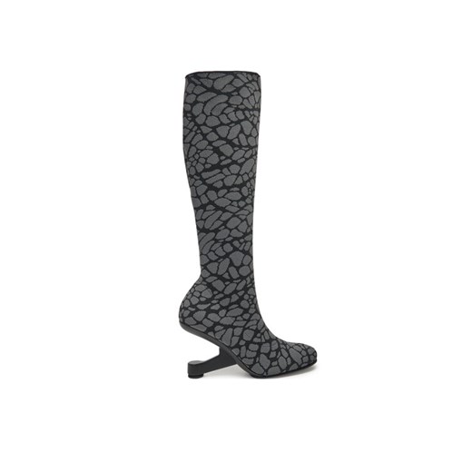 Kozaki United Nude Eamz Sock Boot 10875838117 Szary ze sklepu eobuwie.pl w kategorii Kozaki damskie - zdjęcie 182093007
