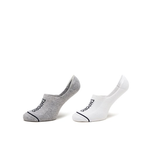 Zestaw 2 par stopek damskich Emporio Armani 292315 4R227 01848 Kolorowy ze sklepu eobuwie.pl w kategorii Skarpetki damskie - zdjęcie 182093025