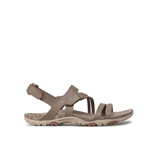 Sandały Merrell Sandspur Rose Convert J003424 Brązowy ze sklepu eobuwie.pl w kategorii Sandały damskie - zdjęcie 182093088