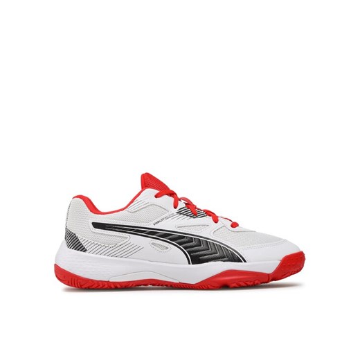 Buty halowe Puma Solarflash Jr II 106883 04 Biały ze sklepu eobuwie.pl w kategorii Buty sportowe dziecięce - zdjęcie 182093159
