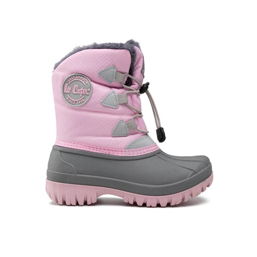 Śniegowce Lee Cooper LCJ-21-44-0518K Różowy ze sklepu eobuwie.pl w kategorii Buty zimowe dziecięce - zdjęcie 182093187
