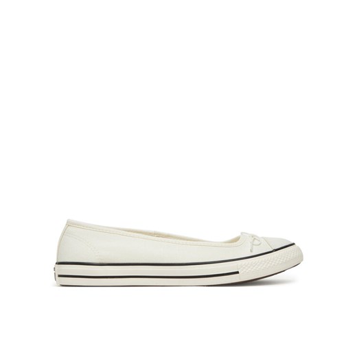 Baleriny Converse Chuck Taylor All Star Dainty Ballerina A16211C Beżowy ze sklepu eobuwie.pl w kategorii Balerinki - zdjęcie 182093285