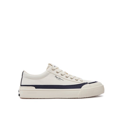 Trampki Pepe Jeans Ben Band M PMS31043 Biały ze sklepu eobuwie.pl w kategorii Trampki męskie - zdjęcie 182093349