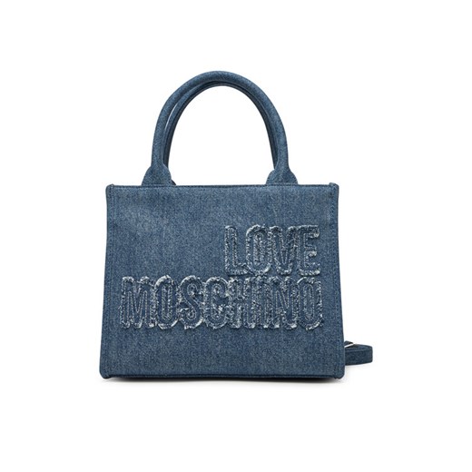 Torebka LOVE MOSCHINO JC4244PP0MKM0750 Niebieski ze sklepu eobuwie.pl w kategorii Torebki damskie - zdjęcie 182093475