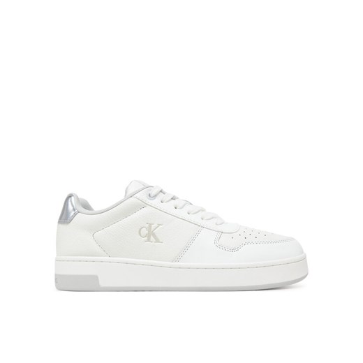 Sneakersy Calvin Klein Jeans Basket Cupsole Low Mg YW0YW01765 Biały ze sklepu eobuwie.pl w kategorii Buty sportowe damskie - zdjęcie 182093519