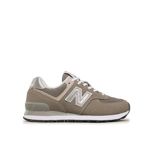 Sneakersy New Balance WL574EVG Szary ze sklepu eobuwie.pl w kategorii Buty sportowe damskie - zdjęcie 182093556