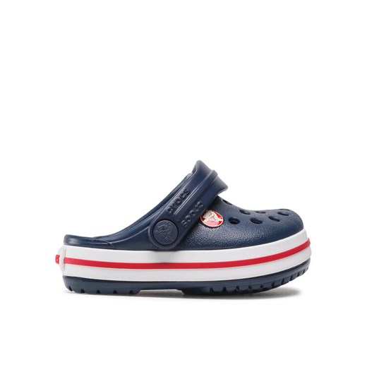 Klapki Crocs Crocband Clog T 207005 Granatowy ze sklepu eobuwie.pl w kategorii Buciki niemowlęce - zdjęcie 182093586