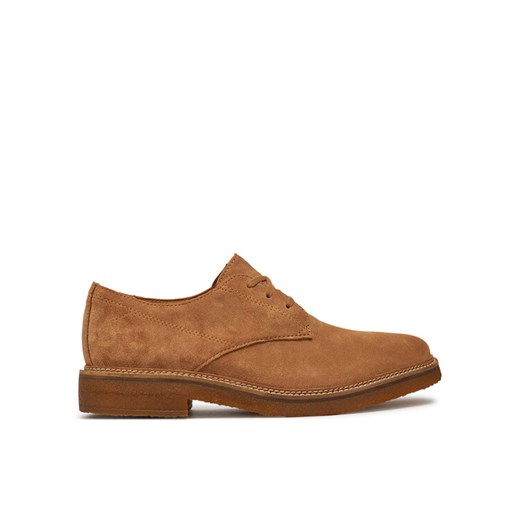 Półbuty Clarks Clarkdalederby 26176108 Brązowy ze sklepu eobuwie.pl w kategorii Półbuty męskie - zdjęcie 182093608