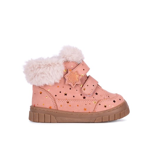 Botki Lasocki Kids BEAUTY CI12-BEAUTY-02 Pomarańczowy ze sklepu eobuwie.pl w kategorii Buty zimowe dziecięce - zdjęcie 182093688