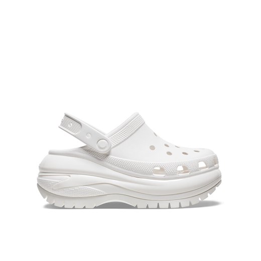 Klapki Crocs Mega Crush Clog 207988 Biały ze sklepu eobuwie.pl w kategorii Klapki męskie - zdjęcie 182093856