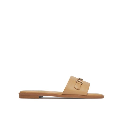 Klapki Nine West 678322-84 Beżowy ze sklepu eobuwie.pl w kategorii Klapki damskie - zdjęcie 182093917