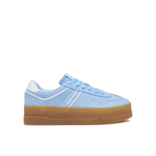 Sneakersy Tommy Jeans The Greenwich Flatform 2b EN0EN02734 Niebieski ze sklepu eobuwie.pl w kategorii Buty sportowe damskie - zdjęcie 182093929