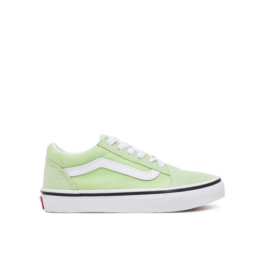 Tenisówki Vans Old Skool VN000CYVE2Y1 Zielony ze sklepu eobuwie.pl w kategorii Trampki dziecięce - zdjęcie 182093986