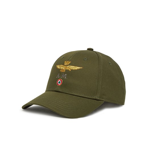 Czapka z daszkiem Aeronautica Militare 251HA1100CT2848 Zielony ze sklepu eobuwie.pl w kategorii Czapki z daszkiem męskie - zdjęcie 182094037