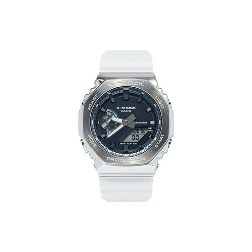 Zegarek G-Shock Sparkle of Winter GM-2100WS-7AER Biały ze sklepu eobuwie.pl w kategorii Zegarki - zdjęcie 182094065