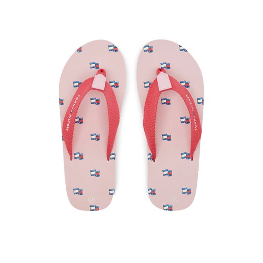 Japonki Tommy Hilfiger T3A8-33807-0058X S Różowy ze sklepu eobuwie.pl w kategorii Klapki dziecięce - zdjęcie 182094235