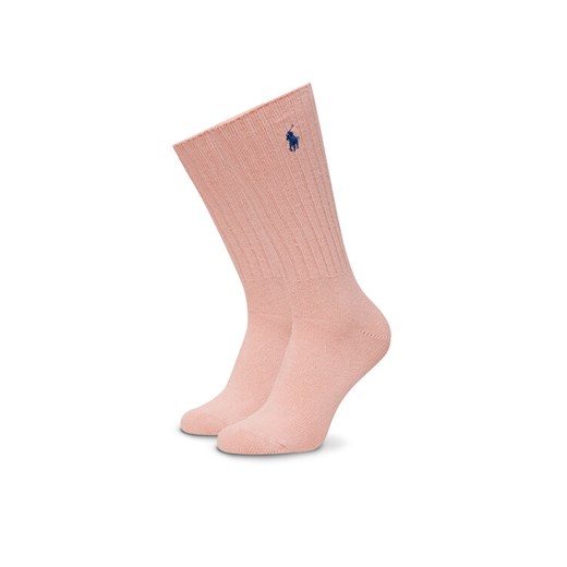 Skarpety wysokie damskie Polo Ralph Lauren 449915908045 Różowy ze sklepu eobuwie.pl w kategorii Skarpetki damskie - zdjęcie 182094305