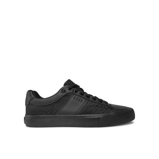 Sneakersy BOSS Aiden 50536508 10269810 01 Czarny ze sklepu eobuwie.pl w kategorii Buty sportowe męskie - zdjęcie 182094317