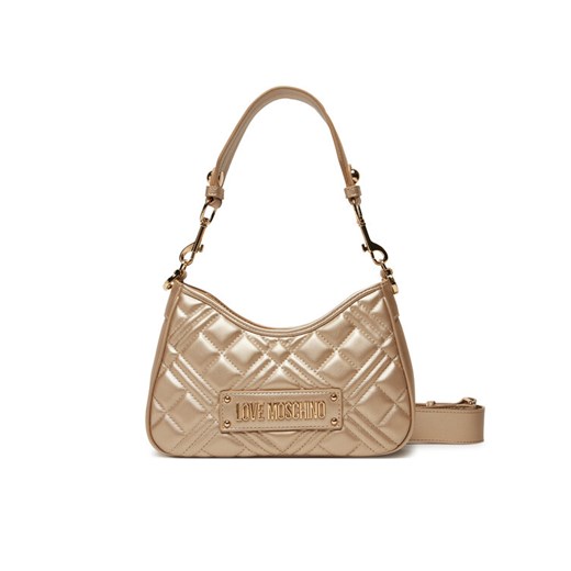 Torebka LOVE MOSCHINO JC4152PP1MLA196A Złoty ze sklepu eobuwie.pl w kategorii Listonoszki - zdjęcie 182094325