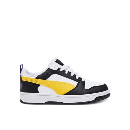 Sneakersy Puma Rebound V6 Lo Jr 393833 23 Biały ze sklepu eobuwie.pl w kategorii Buty sportowe dziecięce - zdjęcie 182094337