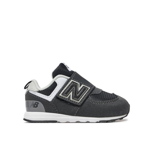 Sneakersy New Balance NW574BK Czarny ze sklepu eobuwie.pl w kategorii Buty sportowe dziecięce - zdjęcie 182094345