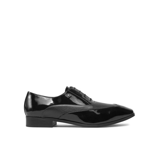 Półbuty Baldowski M00280/0741-001 Czarny ze sklepu eobuwie.pl w kategorii Buty eleganckie męskie - zdjęcie 182094468
