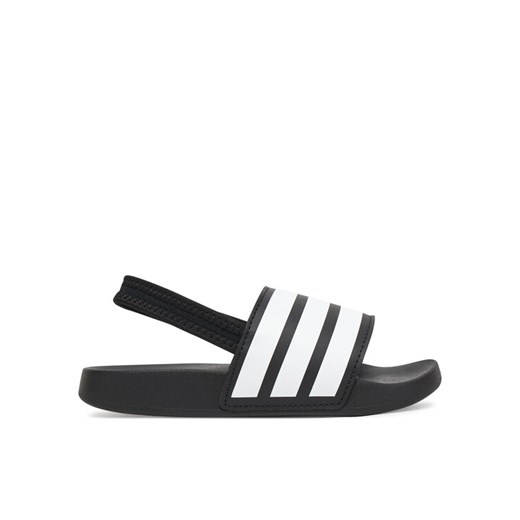 Sandały adidas adilette Estrap JR5328 Czarny ze sklepu eobuwie.pl w kategorii Sandały dziecięce - zdjęcie 182094495