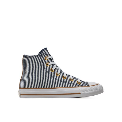 Trampki Converse Chuck Taylor All Star Herringbone Stripe A07232C Niebieski ze sklepu eobuwie.pl w kategorii Trampki damskie - zdjęcie 182094717