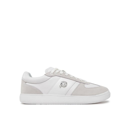 Sneakersy KARL LAGERFELD Atlas KL51831 Biały ze sklepu eobuwie.pl w kategorii Buty sportowe męskie - zdjęcie 182094719