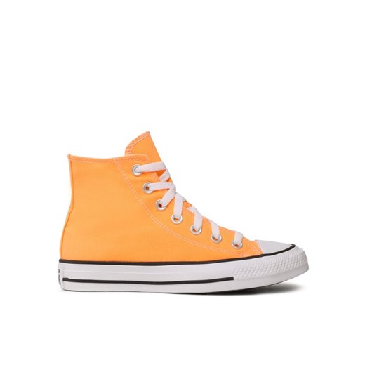 Trampki Converse Chuck Taylor All Star Hi A04392C Pomarańczowy ze sklepu eobuwie.pl w kategorii Trampki damskie - zdjęcie 182094807