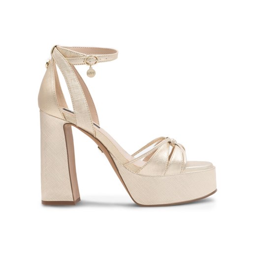 Sandały Nine West AAHIDA ZL23002CC Złoty ze sklepu eobuwie.pl w kategorii Sandały damskie - zdjęcie 182094869