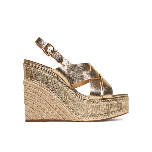 Espadryle MICHAEL Michael Kors Nora  40S5NOHS2M Złoty ze sklepu eobuwie.pl w kategorii Espadryle damskie - zdjęcie 182094878