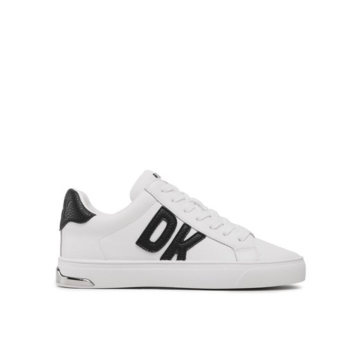 Sneakersy DKNY Abeni Lace Up Sneaker K1300916 Biały ze sklepu eobuwie.pl w kategorii Buty sportowe damskie - zdjęcie 182094926