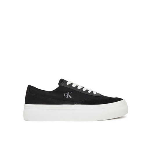 Sneakersy Calvin Klein Jeans Vulc Flatform Low Cv Mix Mg YW0YW01770 Czarny ze sklepu eobuwie.pl w kategorii Trampki damskie - zdjęcie 182095089
