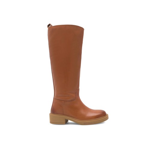 Kozaki Lasocki KAP-SL-21703 Brązowy ze sklepu eobuwie.pl w kategorii Kozaki damskie - zdjęcie 182095098
