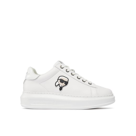 Sneakersy KARL LAGERFELD KL62530N Biały ze sklepu eobuwie.pl w kategorii Buty sportowe damskie - zdjęcie 182095265
