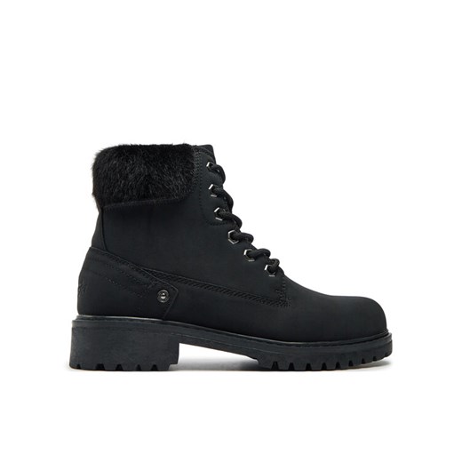 Trapery Wrangler Fur Women High 20243069 Czarny ze sklepu eobuwie.pl w kategorii Workery damskie - zdjęcie 182095328