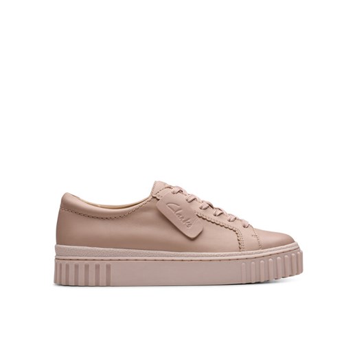 Sneakersy Clarks Mayhill Walk 26181209 Różowy ze sklepu eobuwie.pl w kategorii Buty sportowe damskie - zdjęcie 182095376