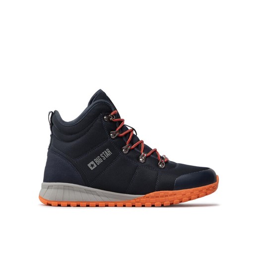Trapery Big Star Shoes KK174110 Granatowy ze sklepu eobuwie.pl w kategorii Buty trekkingowe męskie - zdjęcie 182095398