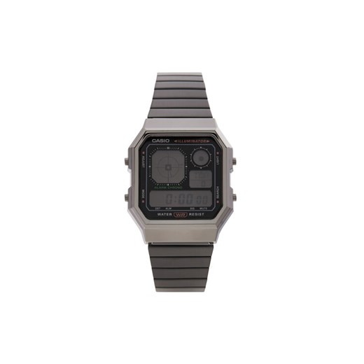 Zegarek Casio A130WEGG-1AEF Szary ze sklepu eobuwie.pl w kategorii Zegarki - zdjęcie 182095536